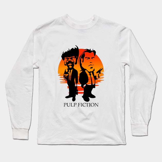 Pulp Fiction - Jules & Vincent Long Sleeve T-Shirt by CAUTODIPELO